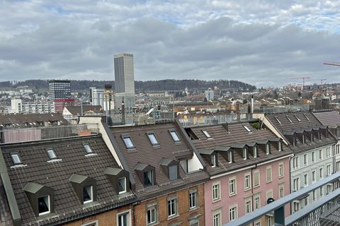 Aussicht Gasometerstrasse 28, Zürich