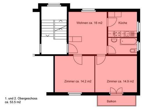 befristete 2.5 Zimmerwohnung in Winterthur