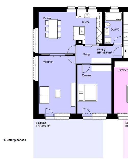 Garden Lake View - 2.5 Zimmerwohnung an Toplage in Zürich